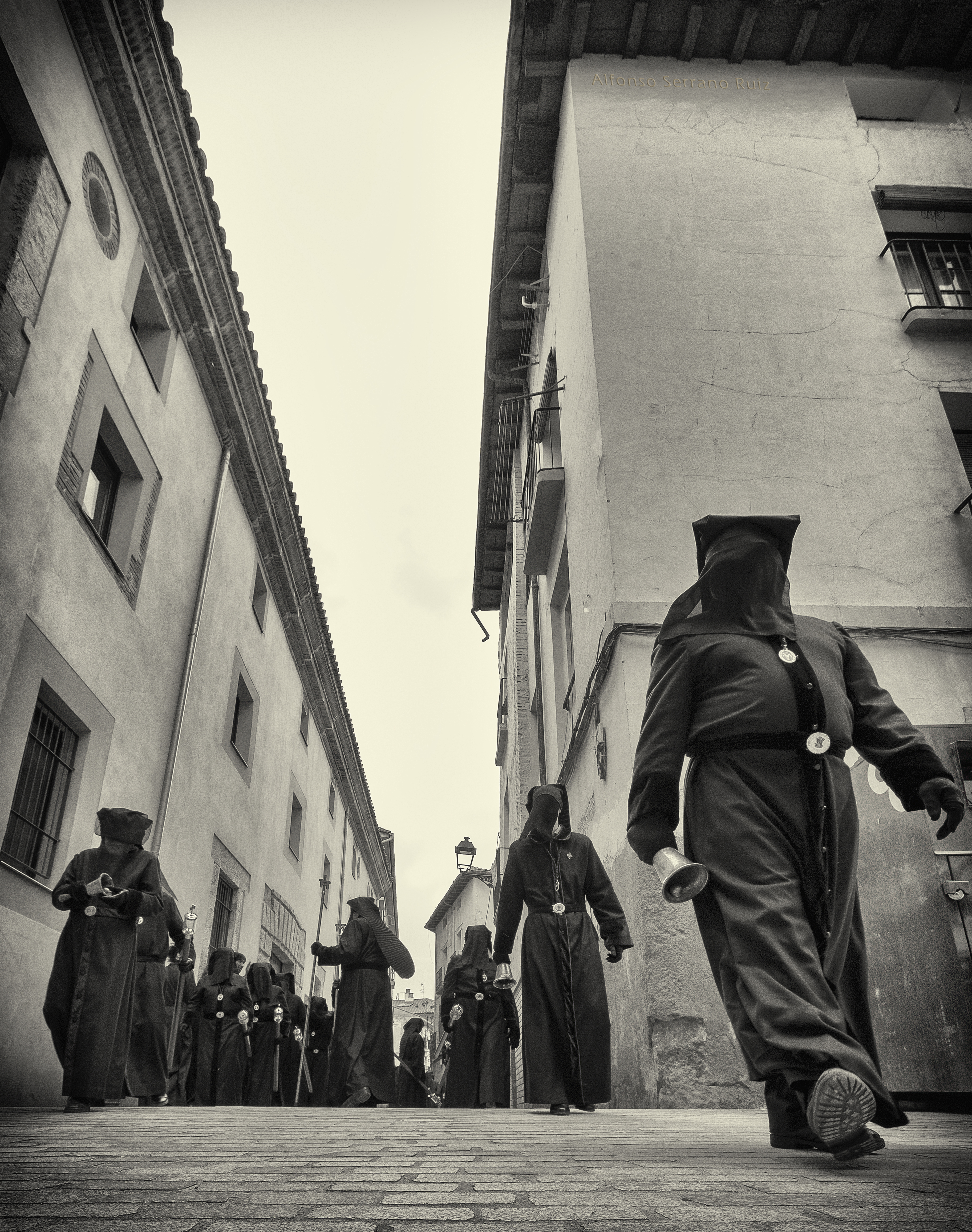 De camino a los Oficios de viernes Santo